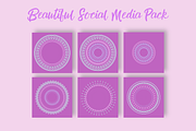 Beautiful Social Media Pack, a Templates & Theme by CosmicMedium (Thumbnail 9 of 19)