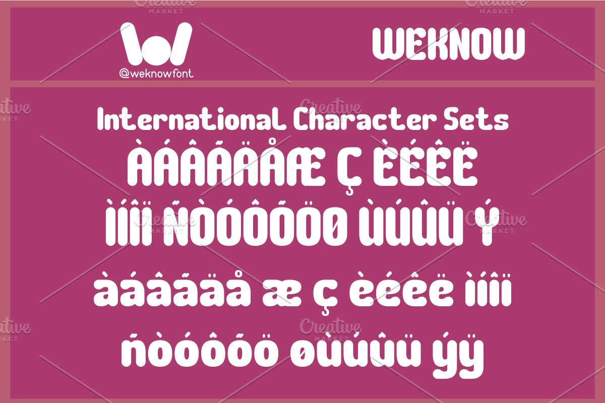 Extraordinary font, a Font by weknow (Photo 8 of 8)