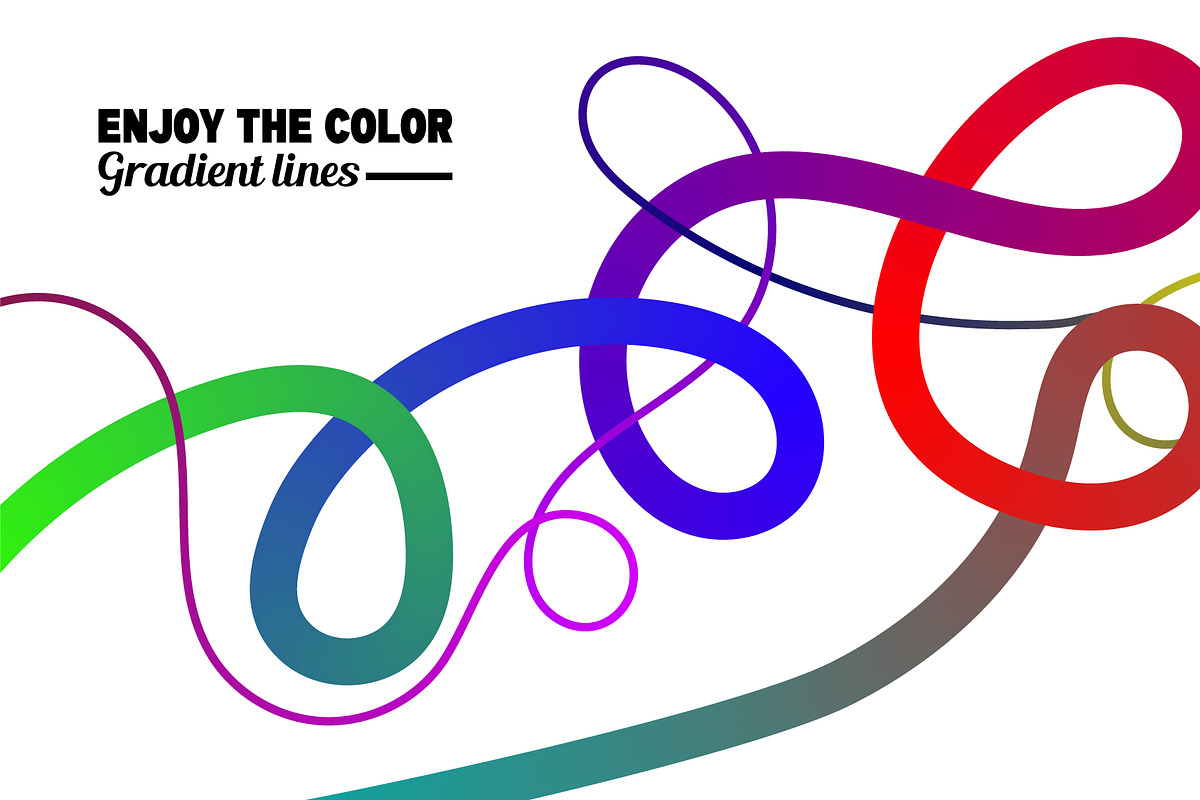 3D Fluid Path Gradient Lines, a Background Graphic by hkmonir (Photo 3 of 3)