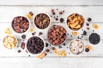 Freeze dried fruit berry