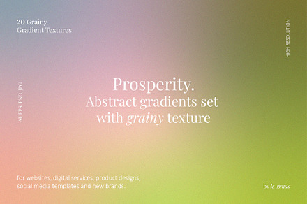 20 Prosperity Gradients Set