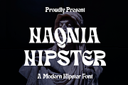 Haqnia Hipster Font, a Handwritten Font by Authentic Studio (Thumbnail 1 of 7)