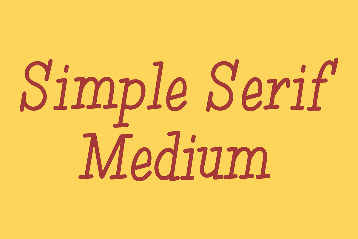 Simple Serif - Hand Lettered Fonts, a Script Font by GG Design (Photo 7 of 16)