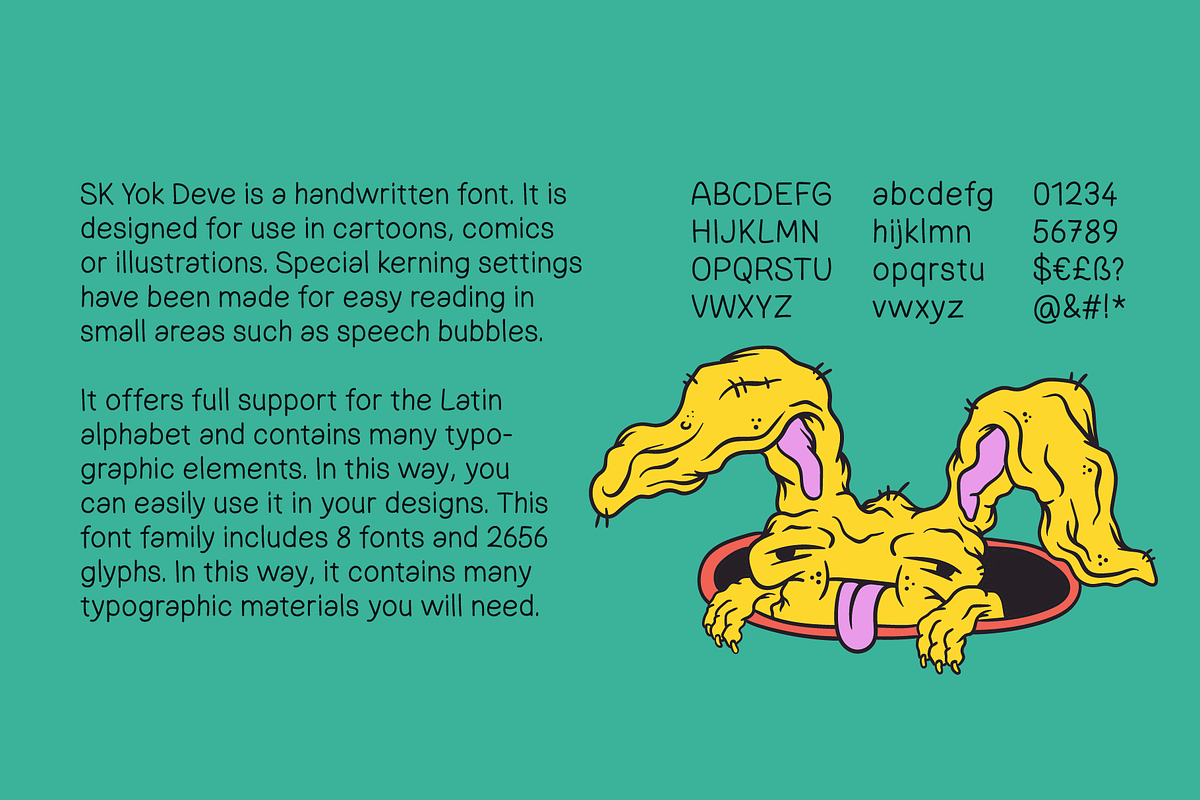 SK Yok Deve, a Script Font by Salih Kizilkaya (Photo 3 of 10)