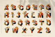 Abstract Modern Geometric Alphabet, a Decorative Illustration by Veris Studio (Thumbnail 2 of 14)