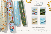 Camping Vector Clipart Set, a Person Illustration by Universe Mary (Thumbnail 7 of 9)