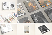 Brochure Catalog Mockups, a Print Template by 2M GRAPHICS DESIGN
