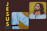 Radiant Jesus in Prayer, a Person Illustration by AMMi (Thumbnail 3 of 3)