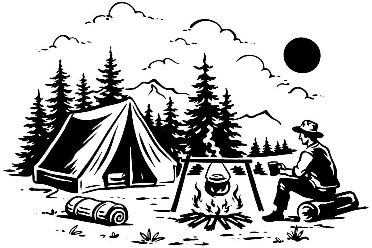 Western Camping Adventure, an Illustration by Casa Mandarina (Photo 3 of 6)