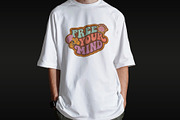 Free Your Mind Retro T-Shirt Design, an Object Illustration by Ahluva Studio (Thumbnail 2 of 6)