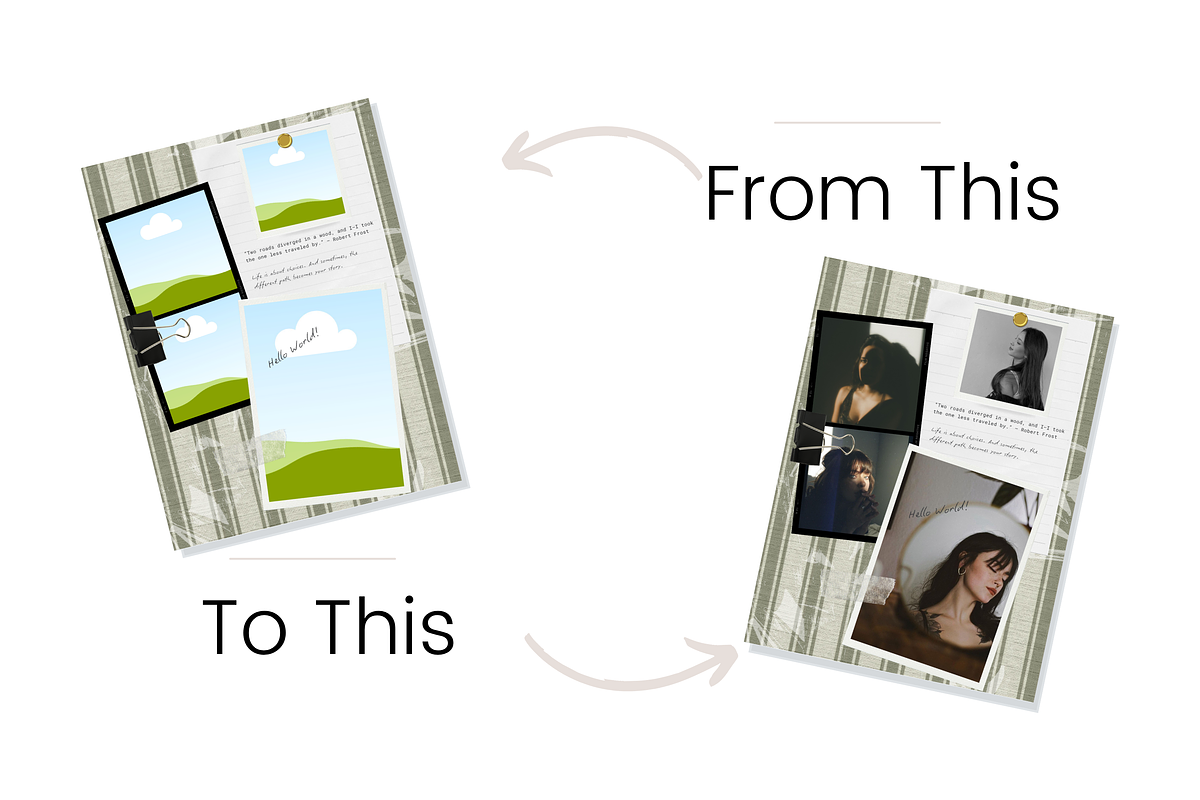 Canva Instagram Templates Vintage, a Social Media Template by Wicked Creative (Photo 7 of 20)