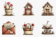 Whimsical Spring Easter Bundle, an Illustration by CreationArt (Thumbnail 5 of 5)