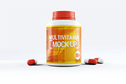 Pills Bootle Mockup, an Advertising Mockup by Hubzway (Thumbnail 6 of 7)