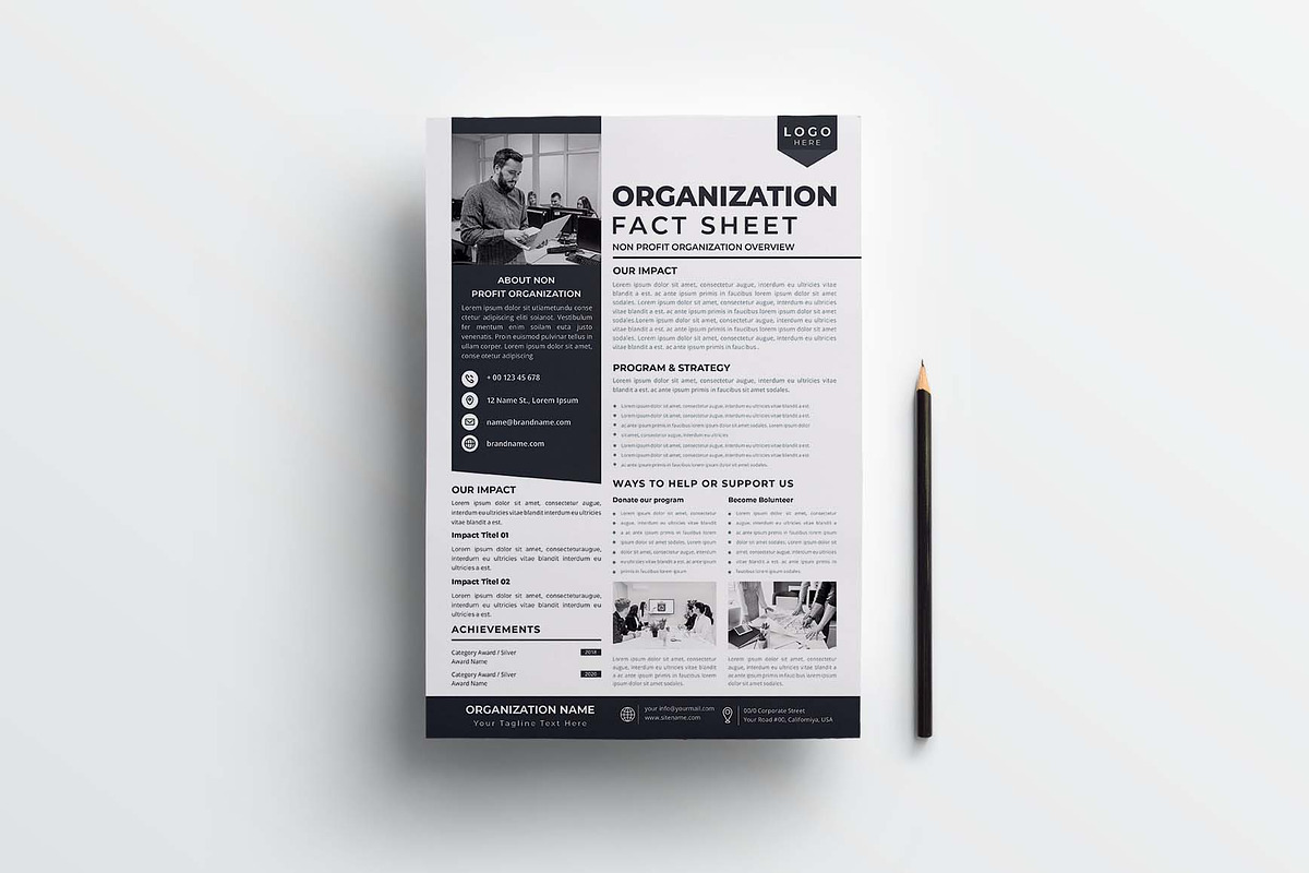 Nonprofit Organization | Bundle, a Flyer Template by obayes (Photo 14 of 15)