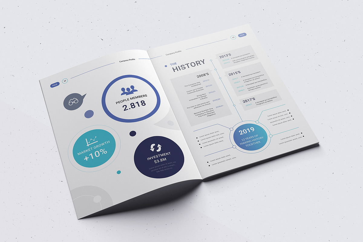 The Company Profile | Word & Canva, a Brochure Template by Creativity-Design (Photo 9 of 13)