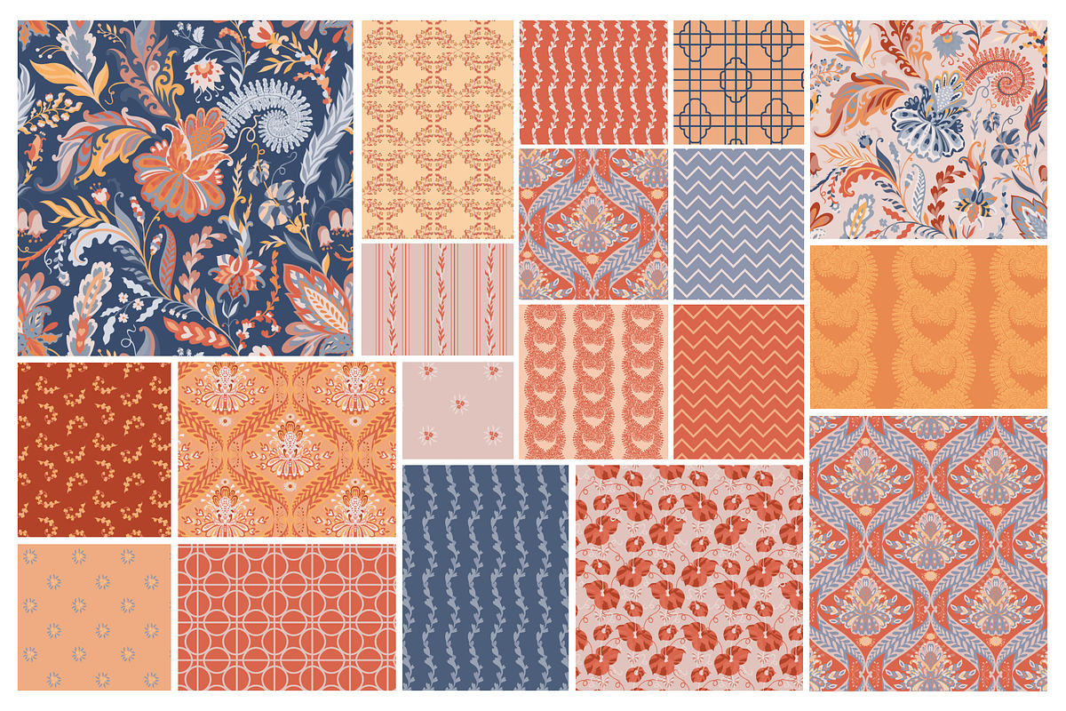 Boho Damask & Geometric Patterns, a Pattern Graphic by Sonulkaster (Photo 2 of 10)