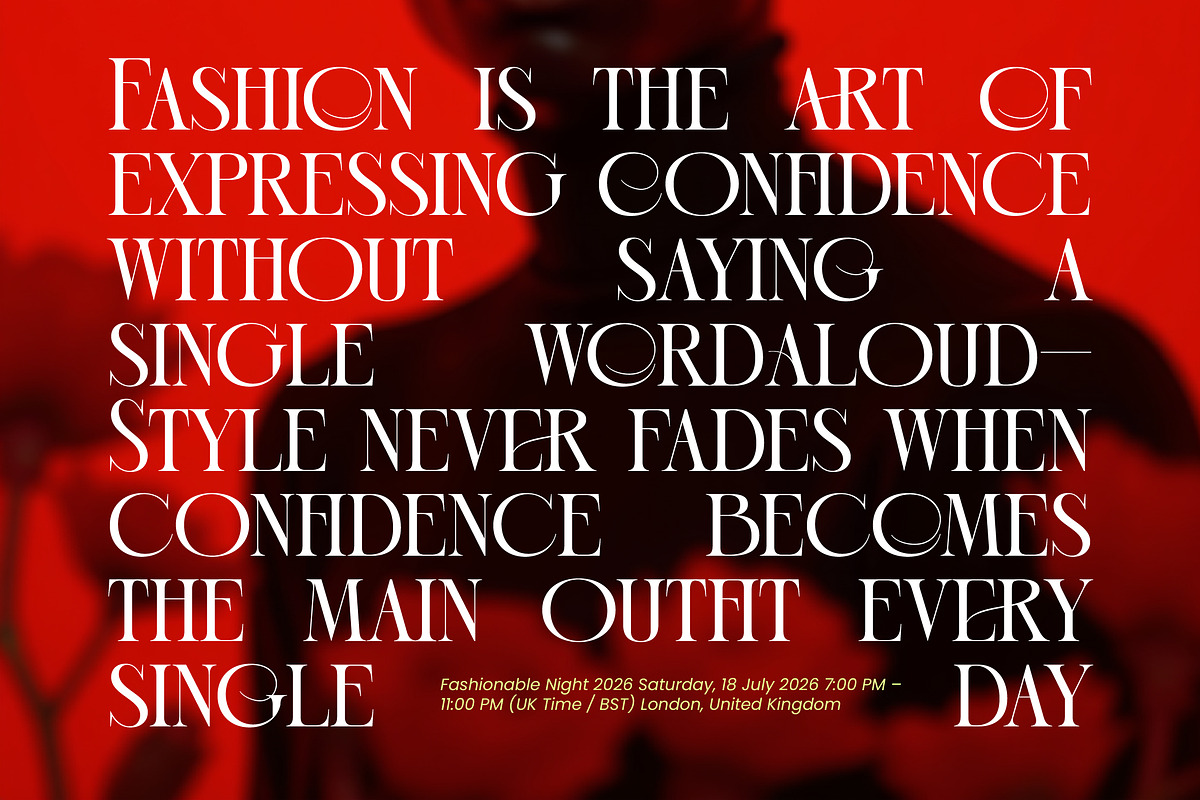 Blonare Luxury High Contrast Serif, a Serif Font by timelesstype.co (Photo 3 of 15)