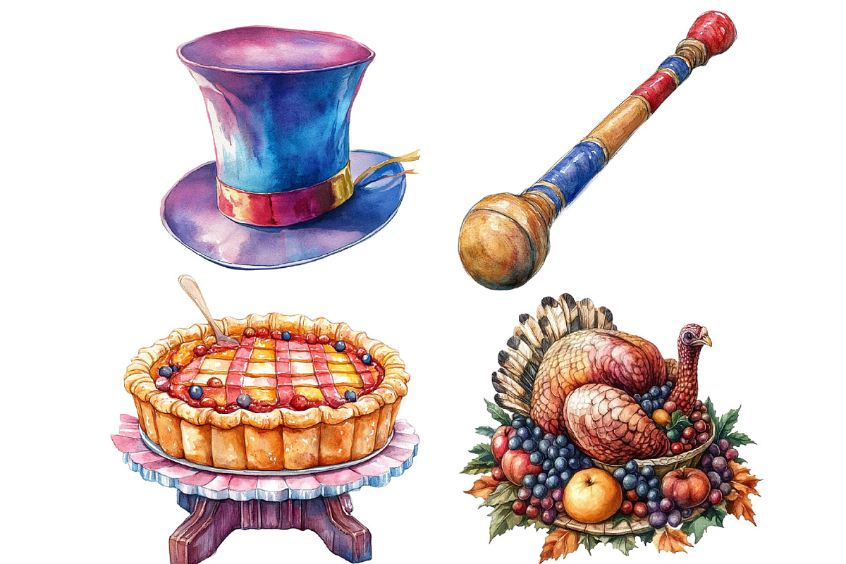 Thanksgiving Day Parade Clipart, an Illustration by DreamCafeArt (Photo 5 of 6)
