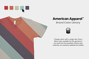 American Apparel 2001 Shirt Mockups, a Shirt Mockup by Photific (Thumbnail 5 of 6)