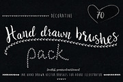 Hand drawn brushes pack, a Graphic by MiraBell (Thumbnail 1 of 5)
