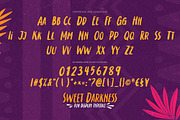 Sweet Darkness - Fun Display Typefac, a Font by Gassstype (Thumbnail 6 of 8)