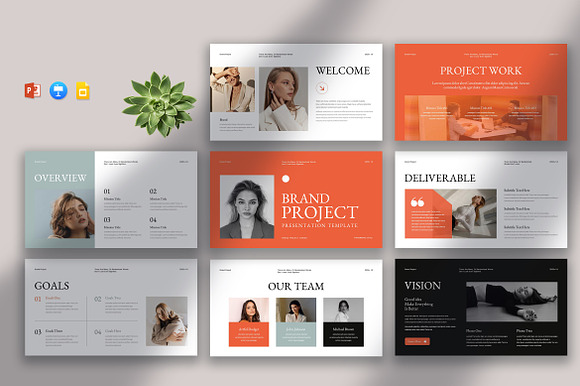 Brand Project Presentation Template preview 7