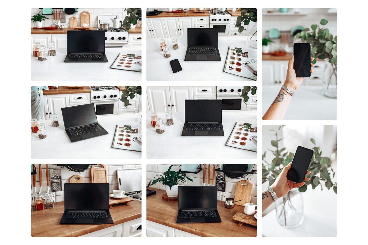 Device PSD Mockups | LAPTOP + IPHONE, a Mac Mockup by Hi, Mock-Up! (Photo 9 of 9)