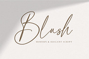 Blush A Script Font, a Script Font by Prestige Artsy Studio (Thumbnail 1 of 9)