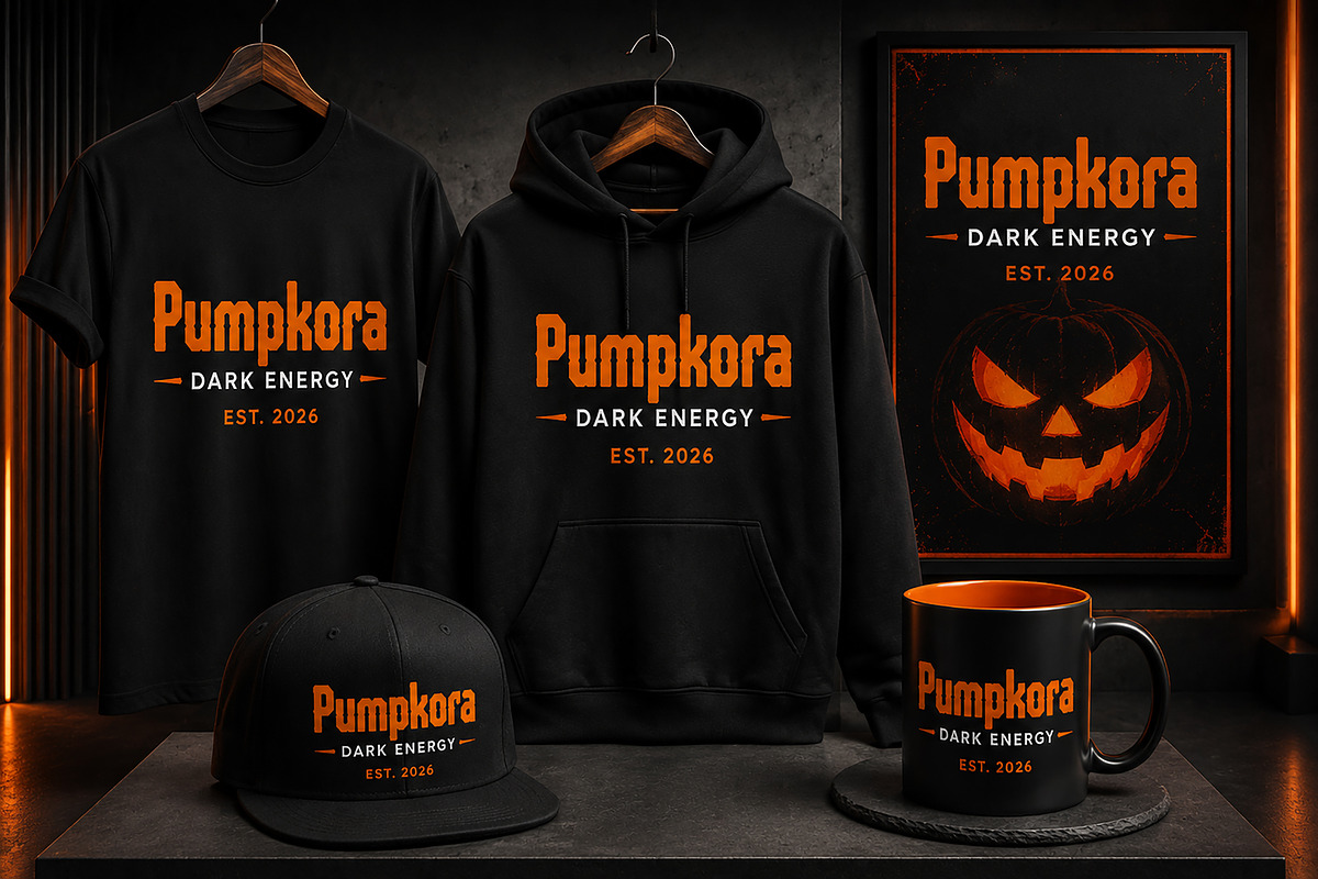 Pumpkora, a Script Font by Wow Magic (Photo 2 of 6)