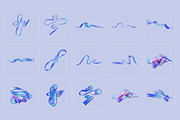3D Glass Waves - 93 illustrations, an Object Graphic by assetpro.design (Thumbnail 12 of 15)