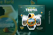 Modern Travel Design Template, an Object Graphic by Sashamim22 (Thumbnail 2 of 5)