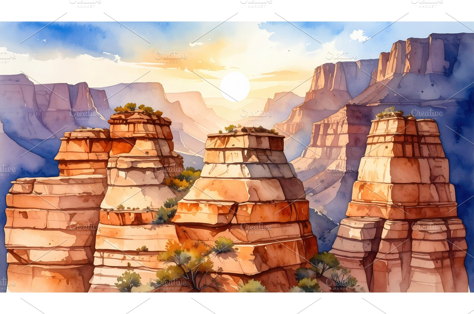 Majestic canyon with red rock, a Nature Photo by Igor Tichonow