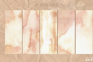 Botanical Champagne watercolor