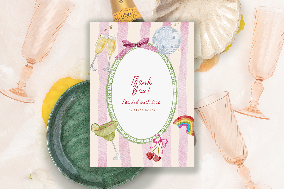 Handmade summer spring quirky icons, an Object Graphic by Grace Noboa Illustrations (Photo 14 of 15)