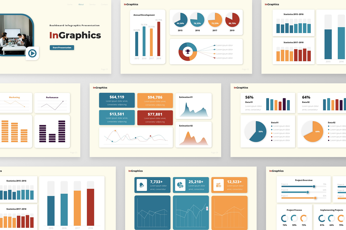 InGraphics - Dashboard Infographic, a Presentation Template by GraphauseProject (Photo 4 of 6)