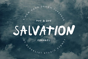 BLACKLIST SALVATION, a Script Font by Blacklist Studio (Thumbnail 1 of 6)