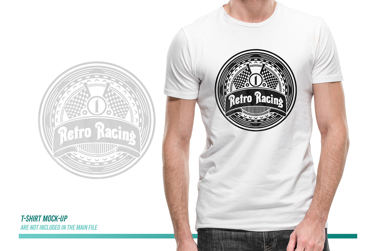 Retro Racing T-Shirt, a Templates & Theme by The Design For Co. (Photo 2 of 3)