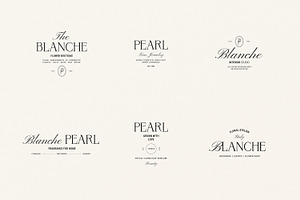 Blanche Logo Kit Logos Ai Eps Psd