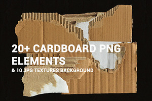 Cardboard Texture & Elements Pack
