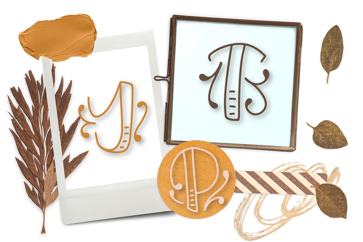 MONOBAM -Hand Lettered Monogram Font preview 7