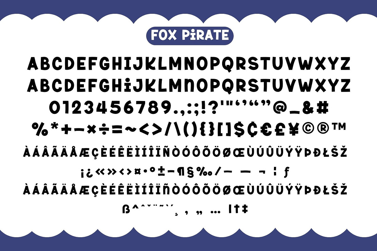Fox Pirate 5 Fonts Style, a Handwritten Font by Fox7 By Rattana (Photo 6 of 11)