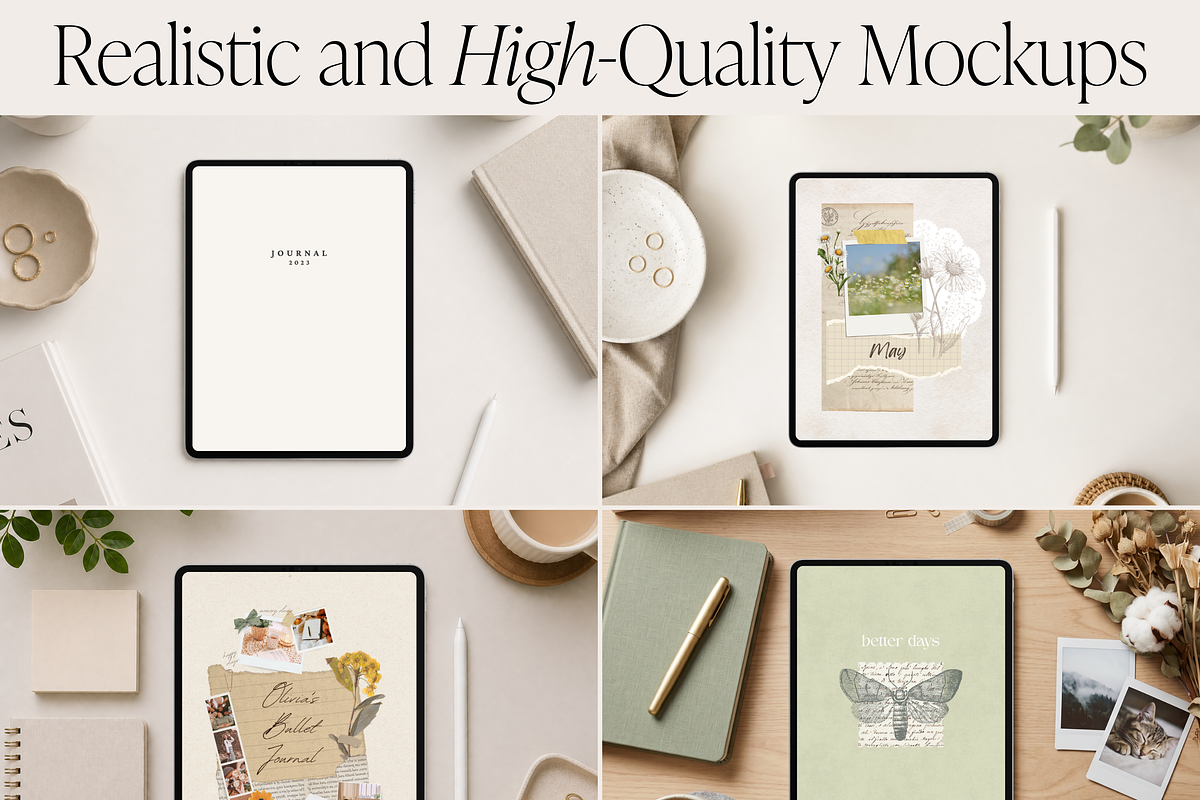10 Canva iPad Mockups, an iPad Mockup by Asha Glenn Design Studio (Photo 3 of 9)