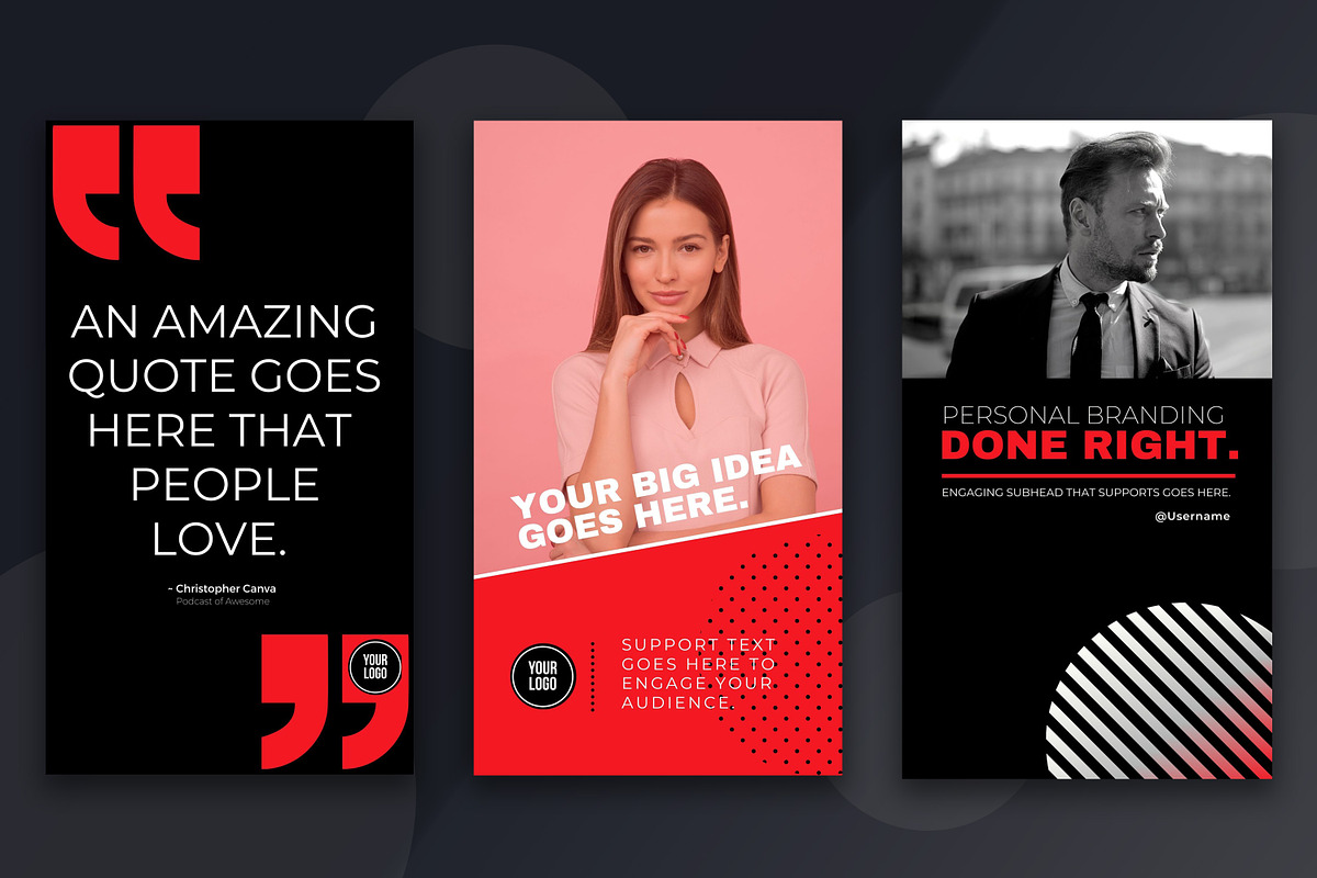 Canva Instagram Stories Business kit, a Social Media Template by Mike Brennan Art & Design (Photo 3 of 3)