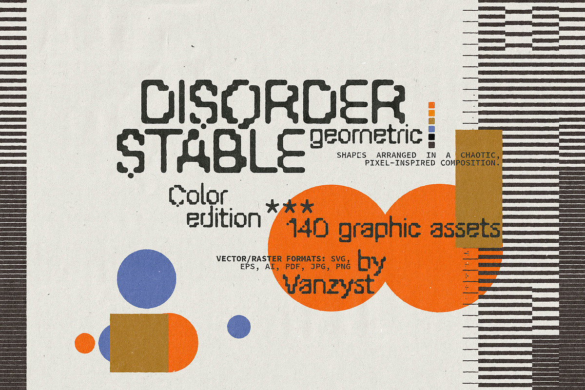 Disorder Stable Graphic, a Pattern Graphic by Vanzyst (Photo 4 of 11)