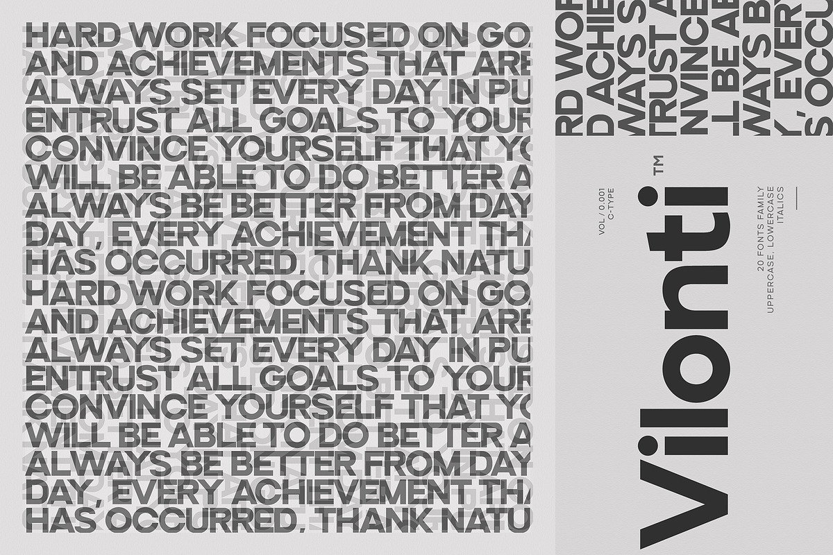 Vilonti, a Sans Serif Font by OWL KING (Photo 7 of 10)