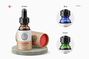Dropper Bottle 10ml with Tube Mockup, a Cups & Container Mockup by HelenStock (Thumbnail 3 of 9)