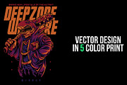 Deepzone Warfare Mutant Illustration, an Animal Illustration by badsyxn (Thumbnail 2 of 5)