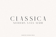 Classica - Modern Sans Serif, a Sans Serif Font by Misha Sova (Thumbnail 3 of 10)
