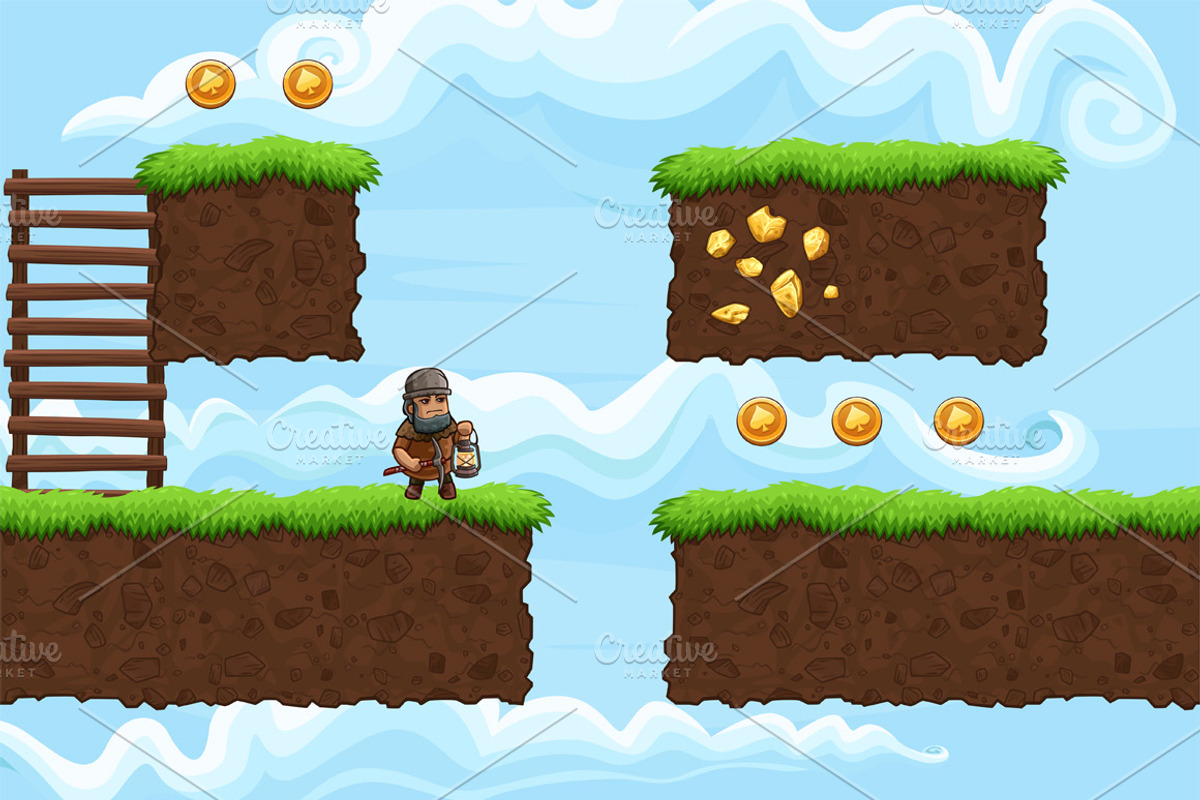Game Tiles Pack, a Texture Graphic by Saranai Store (Photo 4 of 7)