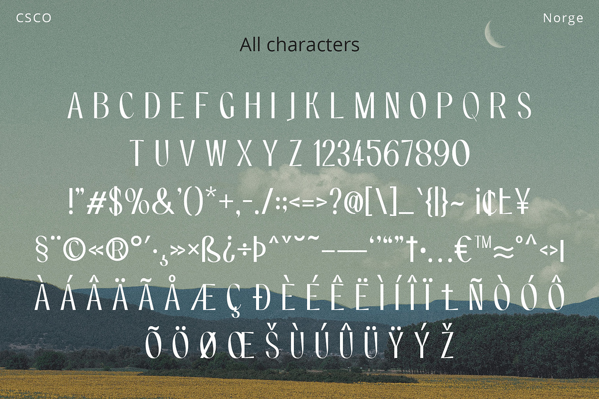 Norge – Contemporary Sans Serif, a Sans Serif Font by Craft Supply Co. (Photo 8 of 8)